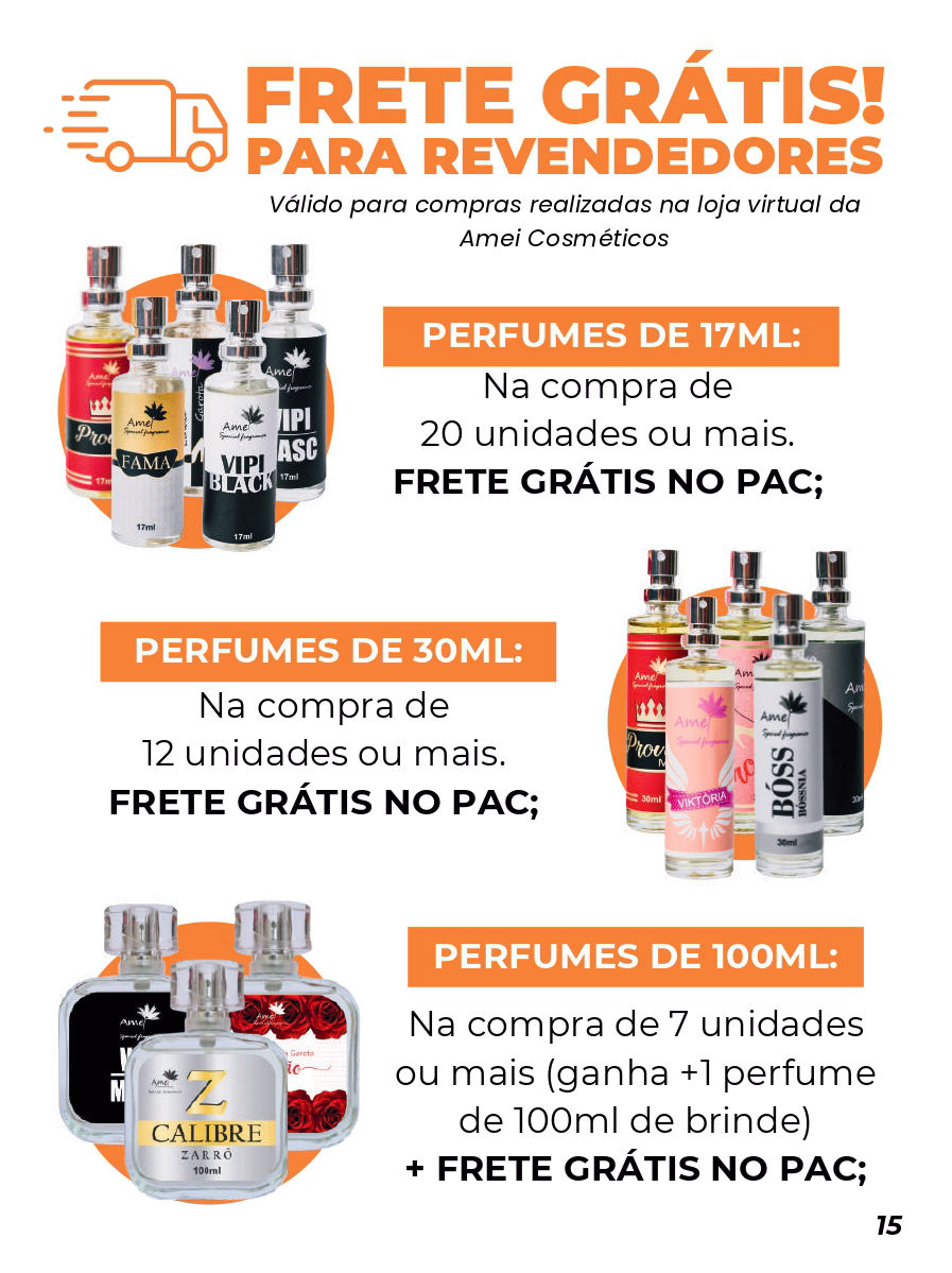 Amei Cosméticos Perfumes Masculinos