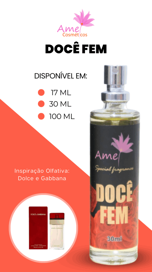 Amei Cosméticos - Docê Fem