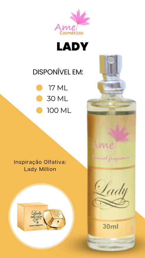 Amei Cosméticos - Perfume Lady