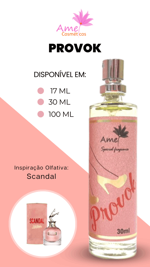 Amei Cosméticos - Perfume Provok