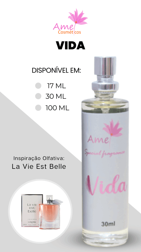 Amei Cosméticos - Vida