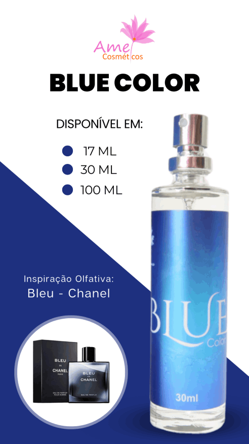 Amei Cosméticos - Perfume Blue Color