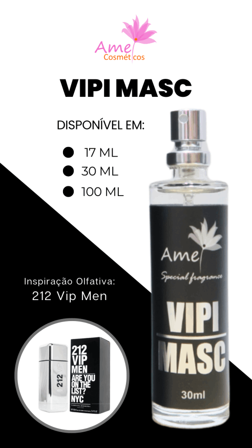 Amei Cosméticos - Perfume Vipi Masc