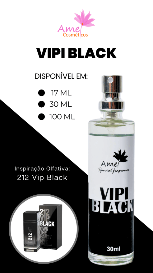 Amei Cosméticos - Perfume Vipi Black