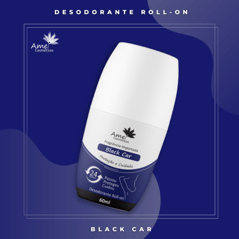 Amei Cosméticos - Desodorante Roll on - Black Car