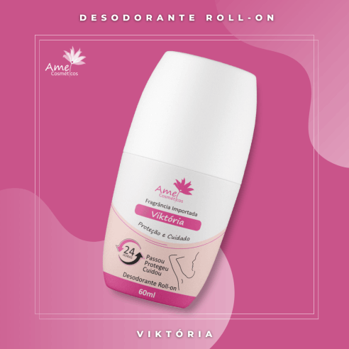 Amei Cosméticos - Desodorante Roll on - Viktória