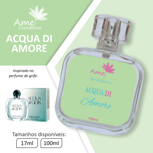 Amei Cosméticos - Perfume Acqua Di Amore