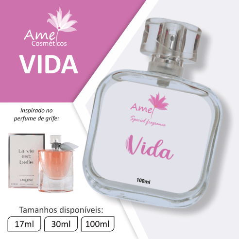 Amei Cosméticos - Perfume Vida