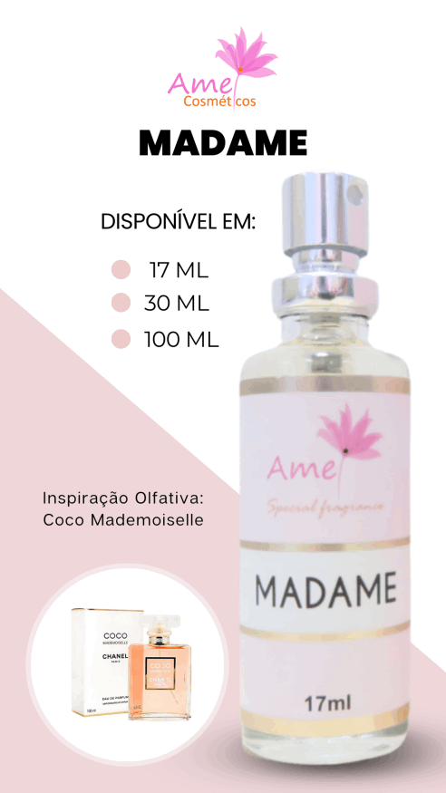 Amei Cosméticos - Perfume Madame