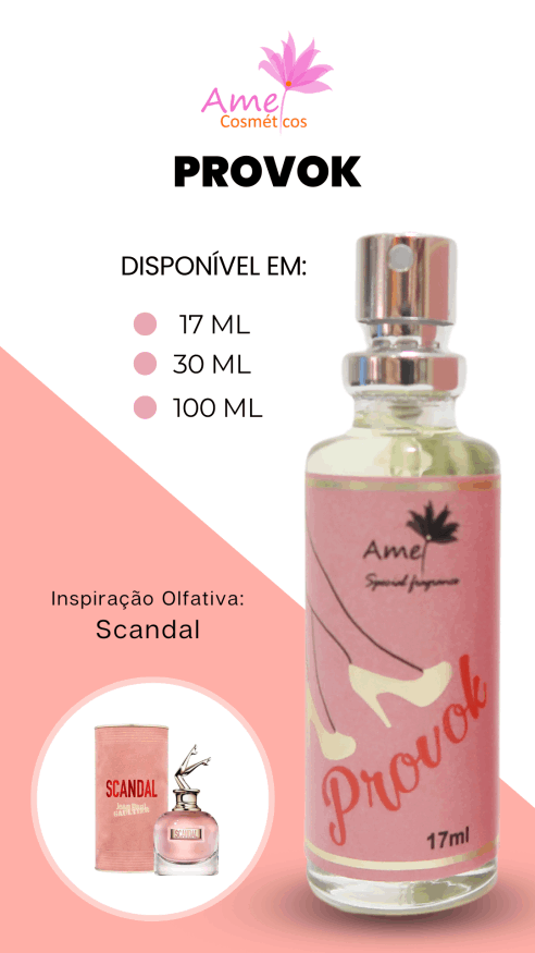 Amei Cosméticos - Perfume Provok