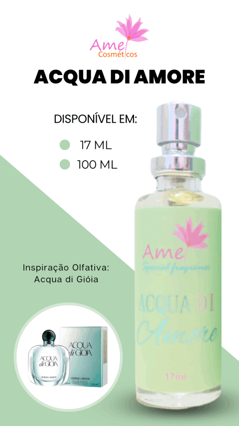 Amei Cosméticos - Perfume Acqua Di Amore