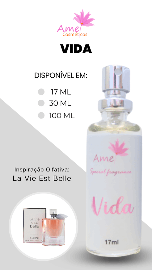 Amei Cosméticos - Perfume Vida