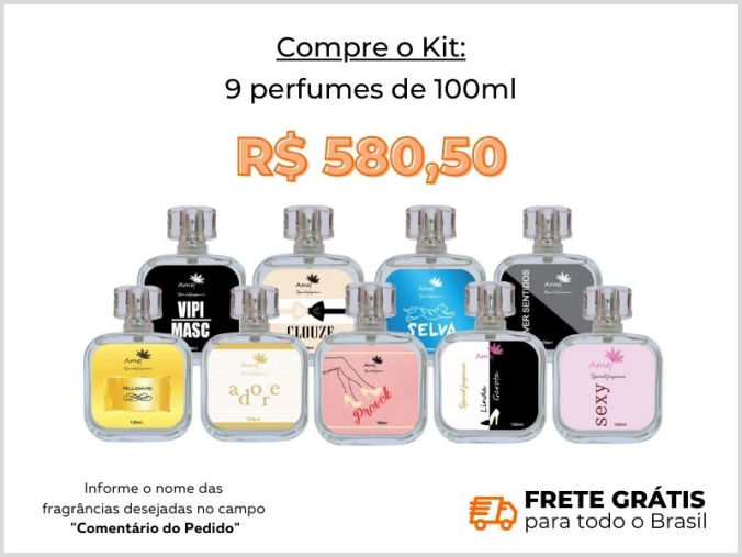 Amei Cosméticos - Kit Revendedor 03