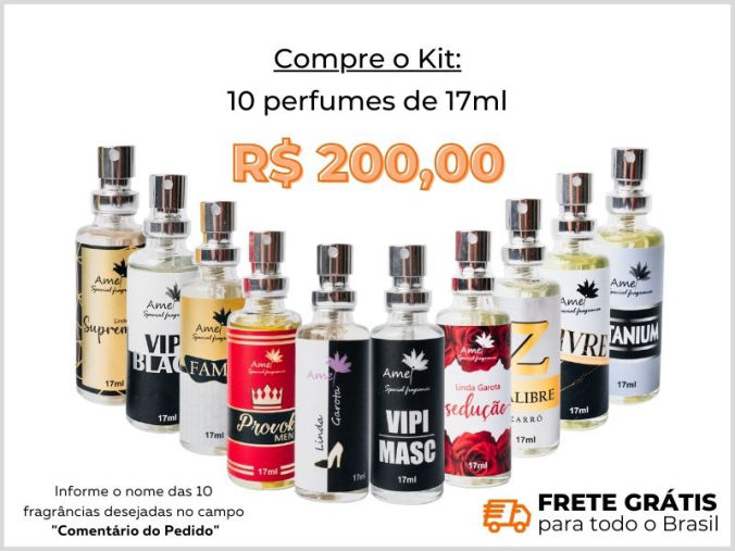 Amei Cosméticos - Kit revendedor 01