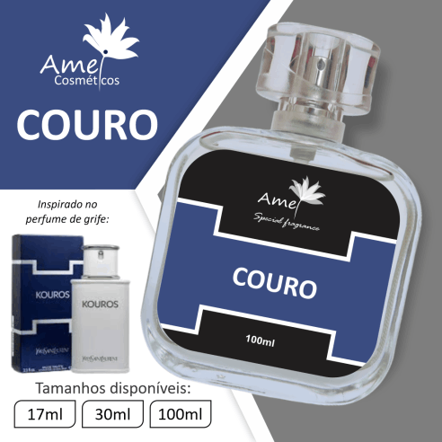 Amei Cosméticos Perfume Couro