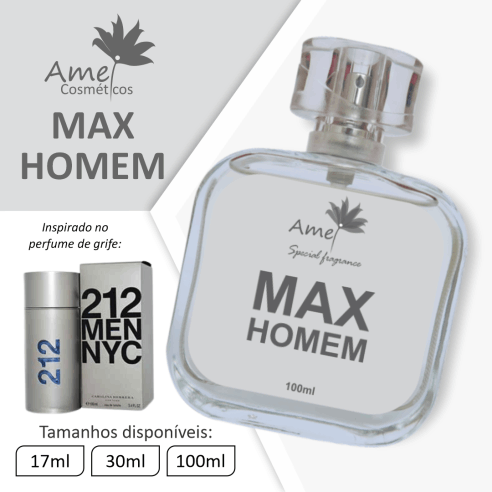 Amei Cosméticos - Max Homem