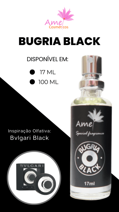 Amei Cosméticos - Perfume Bugria Black