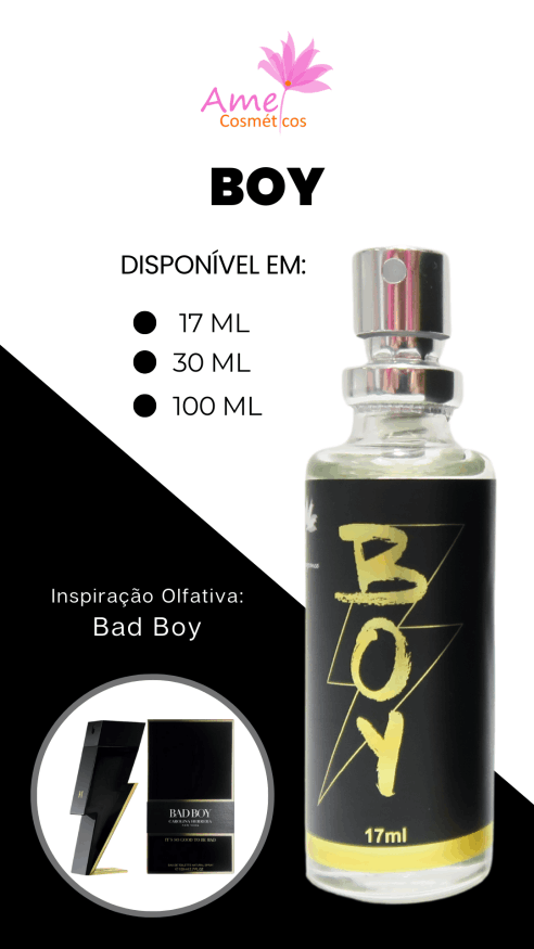 Amei Cosméticos - Boy