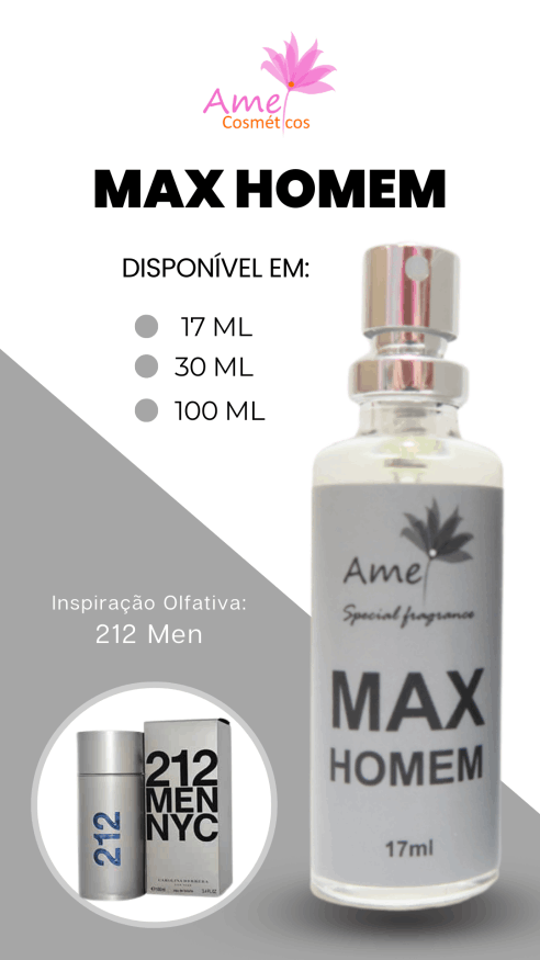 Amei Cosméticos - Perfume Max Homem