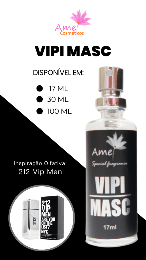 Amei Cosméticos - Vipi Masc