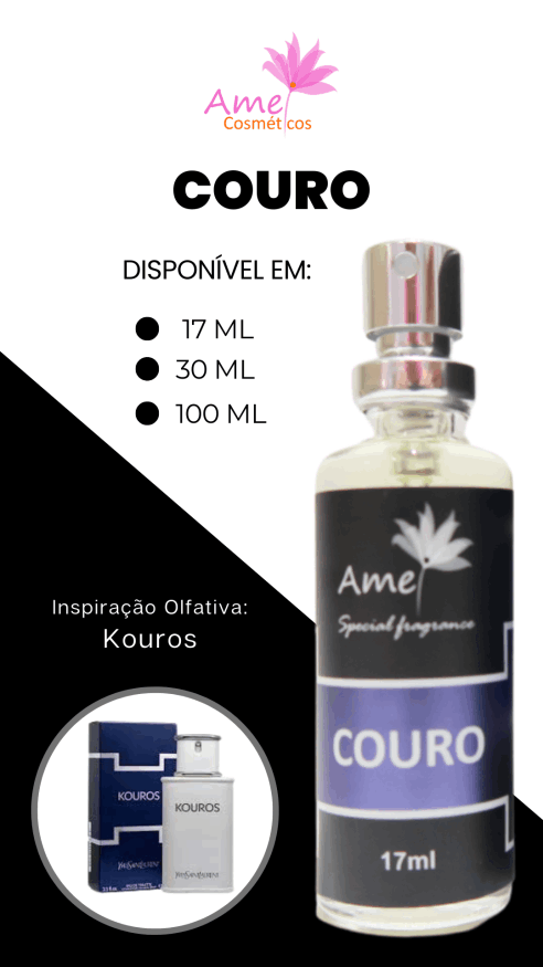 Amei Cosméticos - Perfume Couro