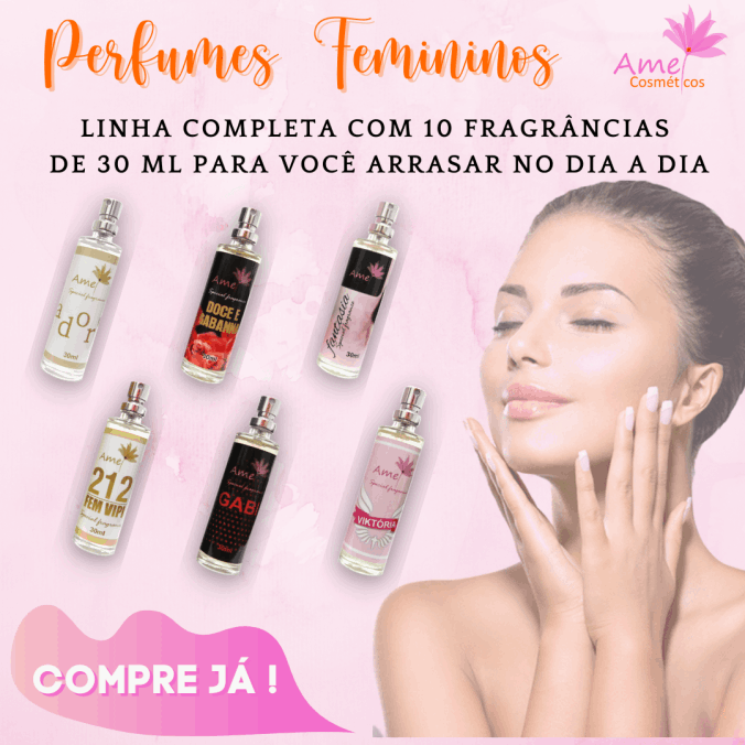 Amei Cosméticos Perfumes Femininos 30ml