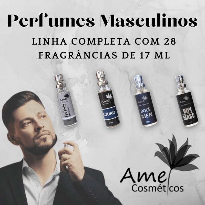 Amei Cosméticos Perfumes masculino 17ml
