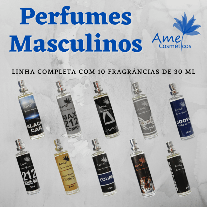 Amei Cosméticos Perfumes Masculino 30ml