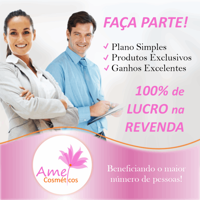 Amei Cosméticos Lucro na Revenda